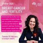 Annabel Crabb Instagram - Starting in about 30min!! Have you been diagnosed with breast cancer and concerned about treatments’ effects on your fertility? Or already pregnant? We talk breast cancer and fertility with a super experienced panel in the latest @breastcancertrials information forum. Not too late to register through the @breastcancertrials bio … and even if you can’t watch live, you can register to be sent a link later. Know someone for whom it might be of use? Jump in - it’s free. #cancer #cancersucks #breastcancerawareness #breastcancerresearch