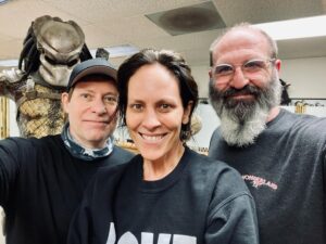 Annabeth Gish Instagram - See what these talented creatives did (so kindly) to me to make Dierdre’s elevator demise so good and gory… what a wild process:) @hoops511 @knb_efx @theofficialknbefxgroup @immortal_amc A big 🤗 ❤️ to Mel who assisted all of my on-set spfx! #mayfairwitches #bts Watch Episode 3 on Sunday night!!! It’s an exceptionally good one! @axelle_carolyn