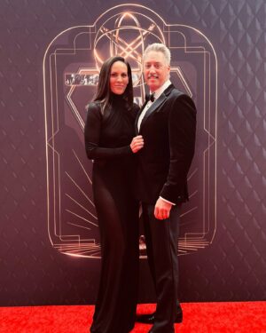Annabeth Gish Instagram - Last pic, I promise. Just so ridiculously proud of Wade. We had the loveliest time on Saturday night. We both love this damn industry, even tho, candidly, it can be a brutal ego/mind-fuck to sustain a life in it. Both above and below the line. Fortitude, resilience and a rigorous commitment to a sense of humor help to keep it in alllll in check. Oh, and professional departments of H/MU/W for the occasional illusions of glamour;) @donutshoppeproductions 🎉🎊❤️