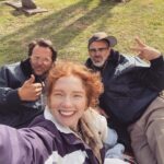 Annalise Basso Instagram - makin’ a movie @jayhuguleyofficial @ogg_steven @tracyjcampbell @nowiseemovie