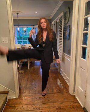 Annalise Basso Instagram - smiling because i know the code @nightagentnetflix #littlesistersknowitall