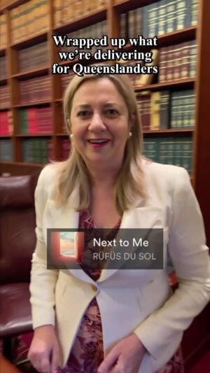 Annastacia Palaszczuk Instagram - Spotify wrapped 🤝 Parliament wrapped
 #qld #queensland #spotifywrapped