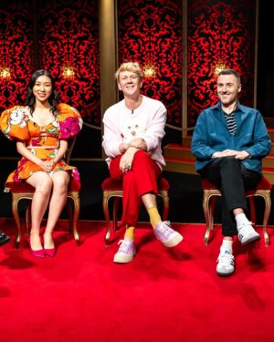 Anne Edmonds Instagram - Tonight @taskmasteraustralia is back at 730pm on @channel10au with a new team task with my bae @joshthomas87 WATCH! It's funny. Xx