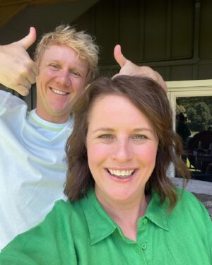 Anne Edmonds Instagram - Taskmaster is back tonight at 730pm on @channel10au and @10playau This EP features my favourite task of the series involving this sweet little potato, first group challenge with another sweet little potato @joshthomas87 (we rule) and one of my dumbest tasks with ping pong balls. You should watch! It's funny. And thank you for the life saving make up in the studio @nicolaburfordmakeup 🥰