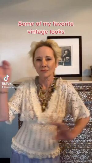 Anne Heche Instagram - Your vintage queen has a few more looks up her sleeve! 👑 Which look is your favorite? ✨