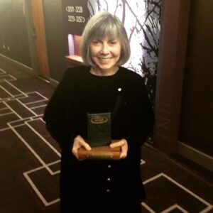 Anne Rice Instagram - FROM THE VAULTS. Taken just moments after the 2013 Thriller Awards in New York City where Anne was named Thriller Master, a lifetime achievement award bestowed by the International Thriller Writers association. Originally, Anne had planned to give only a brief acceptance speech but the moment carried her away and she spoke movingly of how she never believed work as “transgressive” as hers who would find a wide audience. “I really am someone who has had all my dreams come true.” (Posted by Anne’s Team) #annerice #authorsofinstagram #writersofinstagram #thevampirechronicles #lestat #thevampirelestat