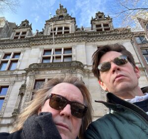 Anne Rice Instagram - This is @christopher.rice.writer. Greetings from Amsterdam. While we were here, @ericshawquinn and I decided to pay a visit to the Talamasca Motherhouse.
