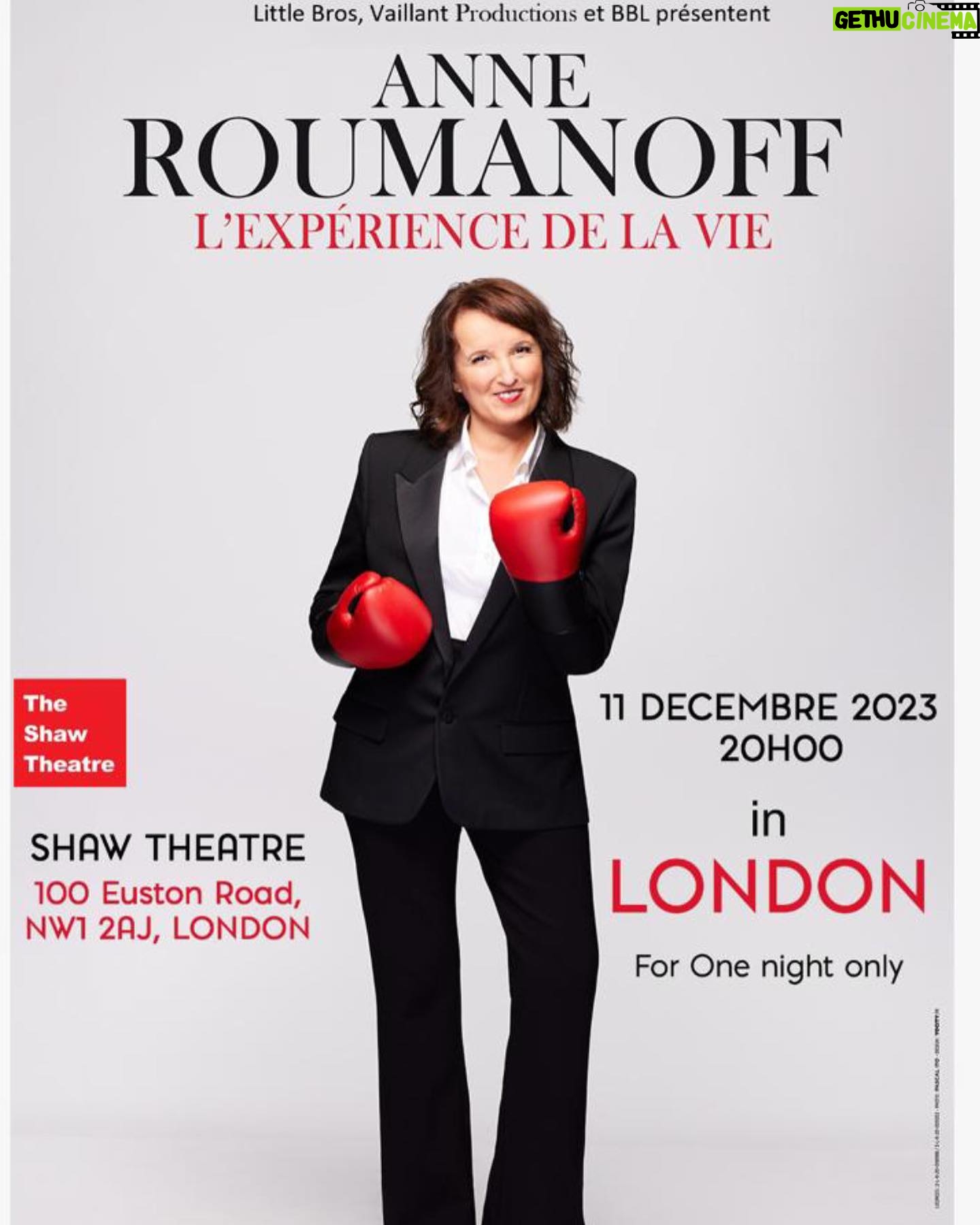 Anne Roumanoff Instagram - Rendez-vous le 11 décembre à Londres. #london #françaislondres