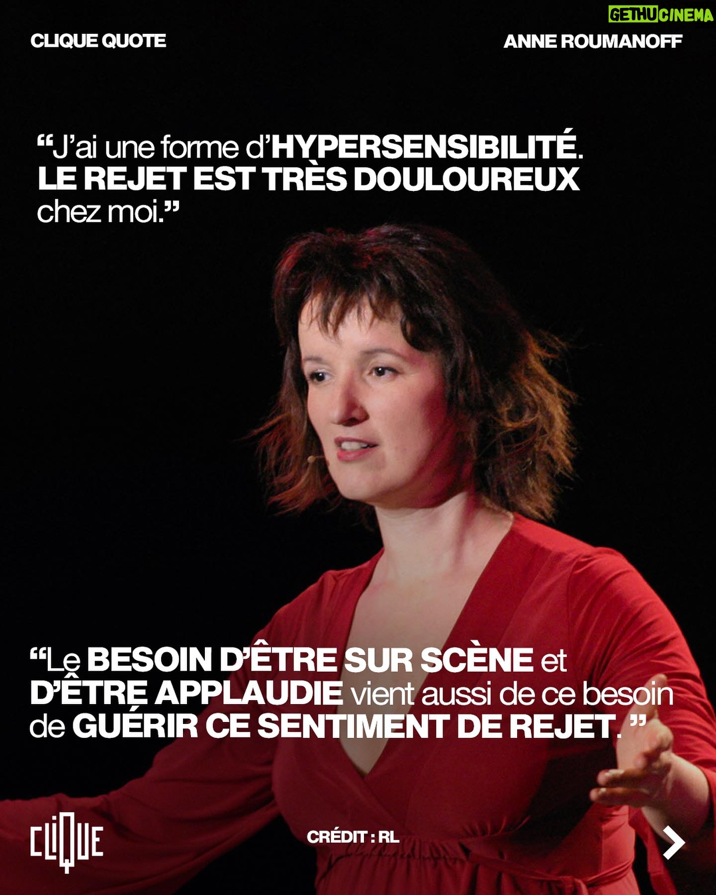 Anne Roumanoff Instagram - Peur du rejet, curiosité et dénonciation du sexisme... Anne Roumanoff se livre en toute intimité sur le plateau de Clique.