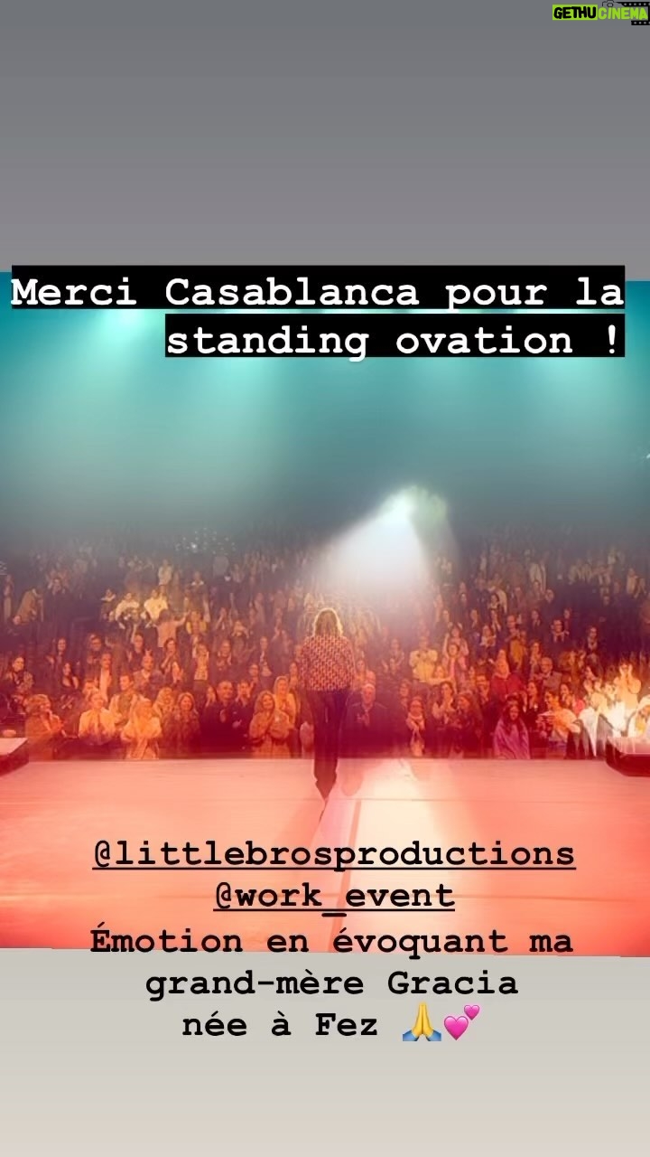 Anne Roumanoff Instagram - Merci Casablanca ! Public en or ! ❤️