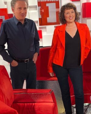 Anne Roumanoff Instagram - Enregistrement de Vivement Dimanche - diffusion 31 mai