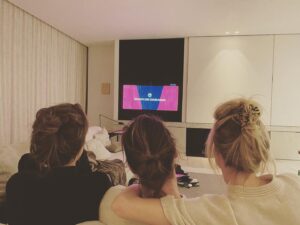 Annelien Coorevits Instagram - Siblings time!!! Over de oceaan @play4_be  @stephcoorevits @robbert_coorevits @liselottecoorevits