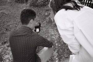 Anneliese Judge Instagram - Kevin, his camera, & me. 

on film