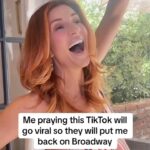 Anneliese van der Pol Instagram - It did… it went viral 😌 #broadway #trending #funny