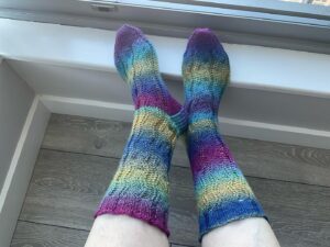 Annette O'Toole Instagram - Hot off the needles for my daughter Nell’s birthday. It’s okay, she’s not on Instagram. And her birthday’s not till December.