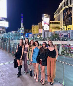 Annie Clark Instagram - I always dreamed of my Bachelorette party more than my wedding. Thank you to the best crew for making my dreams come true!! 🥹🤍🎰🍾💍