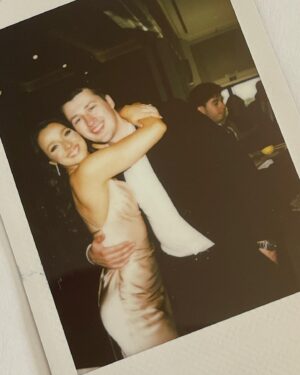 Annie Clark Instagram - The most perfect day from start to finish (& the most beautiful bride!!!) @crisprosperi & @binniner you really know how to throw a party. Cheers to the Binners! 🥂🤍