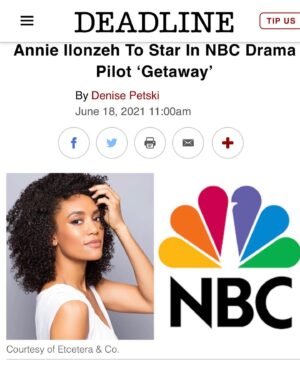 Annie Ilonzeh Instagram - As a kid, I wanted to be on the shows I watched so bad, I thought I could literally jump through the TV and land on the show. Damn, feels so good. #jump 
We got a show. My team did that⚡️
Thankful for DaVida, Santana, Justin, JJ, Moira, Ross, John, and everyone involved. Let’s get it ✊🏾
