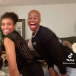 Annie Ilonzeh Instagram – Mom and Dad y’all 🥳
@danielkyri 
Dad got rhythm. Mom, not so much😛
#mom #and #dad 
#whyarewelikethis