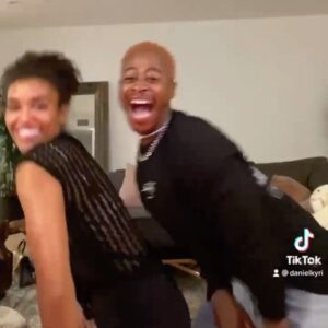 Annie Ilonzeh Instagram - Mom and Dad y’all 🥳 @danielkyri Dad got rhythm. Mom, not so much😛 #mom #and #dad #whyarewelikethis