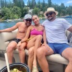 Annie Ilonzeh Instagram - Weekend photo dump Great wknd celebrating @mastronuzzi Love you! (And thank you on many levels). . . . . . #birthday #birthdayboy #birthdayweekend #birthdaycake #puppies #friendship #lakearrowhead #lakearrowheadvillage