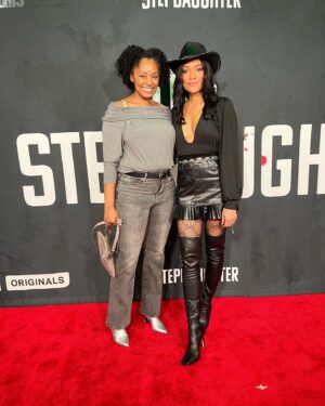 Annie Ilonzeh Instagram - The Stepdaughter Premiere. 
.
.
Catch our film on @tubi 
.
Outfit inspired by the Queen B #beyonce #texasholdem #styledbyme 
#the #stepdaughter #streaming #now #tubi