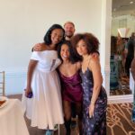 Annie Ilonzeh Instagram - I Love You Boss Everything that you do, that is you, I love so much💜💙🤎. #wcw What a beautiful day for such a beautiful couple. . . . #boss #celebration #wedding #you #through #one #helluva #party #davida #and #soren