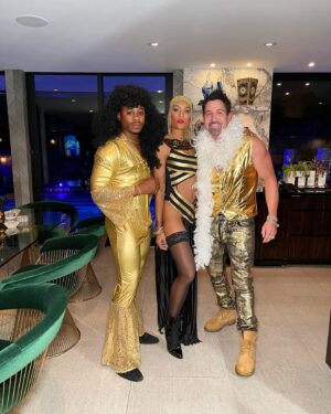 Annie Ilonzeh Instagram - Halloween ‘21
.
#happyhalloween #tillnexttime #goldteam