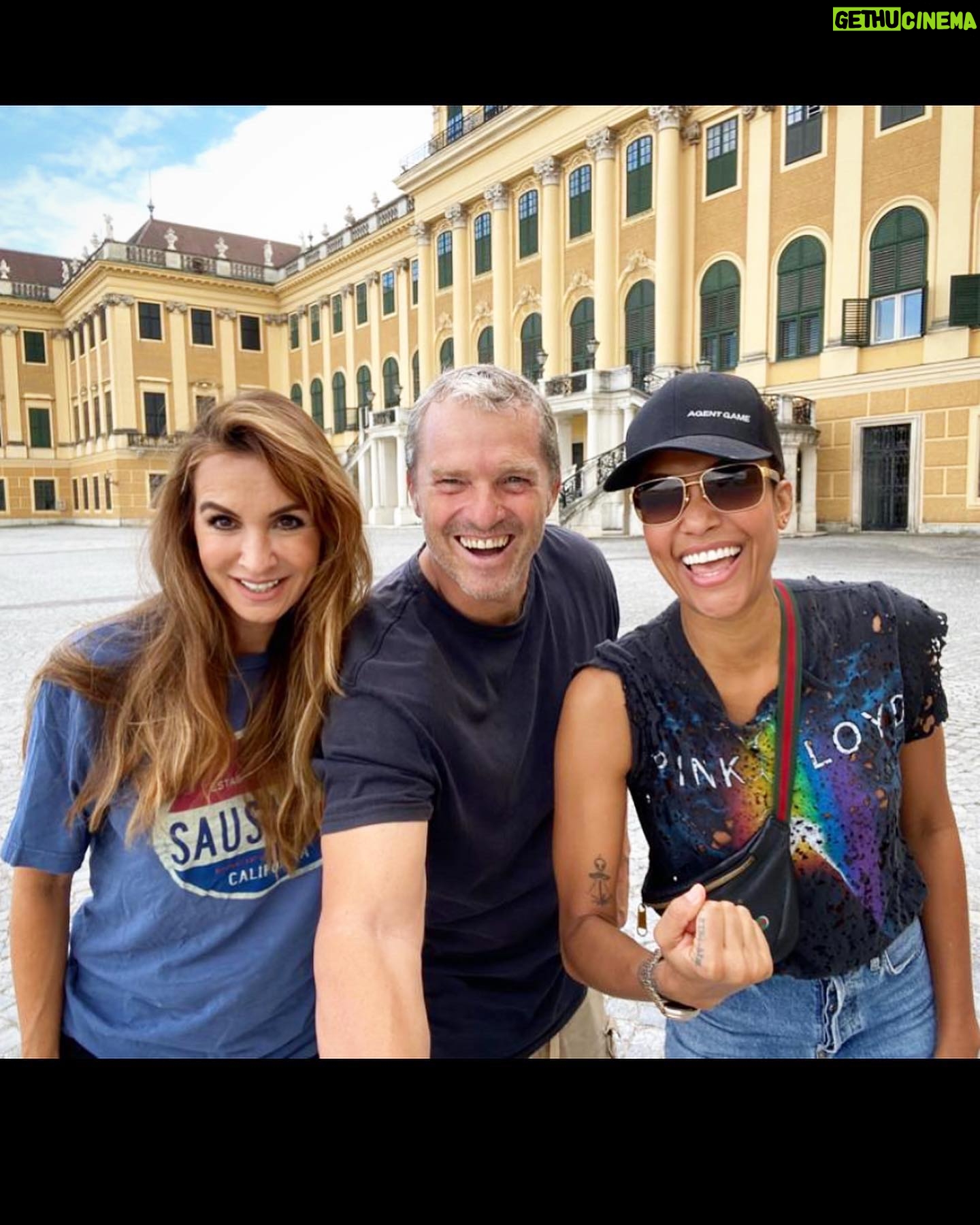 Annie Ilonzeh Instagram - Vienna photo dump❤️🤍🖤 Still thinking of this magical place with my magical friends @nellybaumann @manfredbaumann And the knödel🙌🏽😋 . . . . #vienna #austria #travel #takemeback #knödel