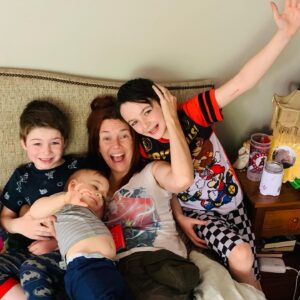 Annie Wersching Instagram - Oh Buddie my Buddie…The kids are alright, Buddie. Better than. They’re striving and thriving on Impossible Island. They’re three of the best people I’ve ever met. Your blood is so obviously pumping through their beautiful hearts. Happy Mother’s Day sweet Biddy (yeah, we pronounced Buddie ‘Biddy’ when it was just us..because we were adorable).. ~I love you little family…
