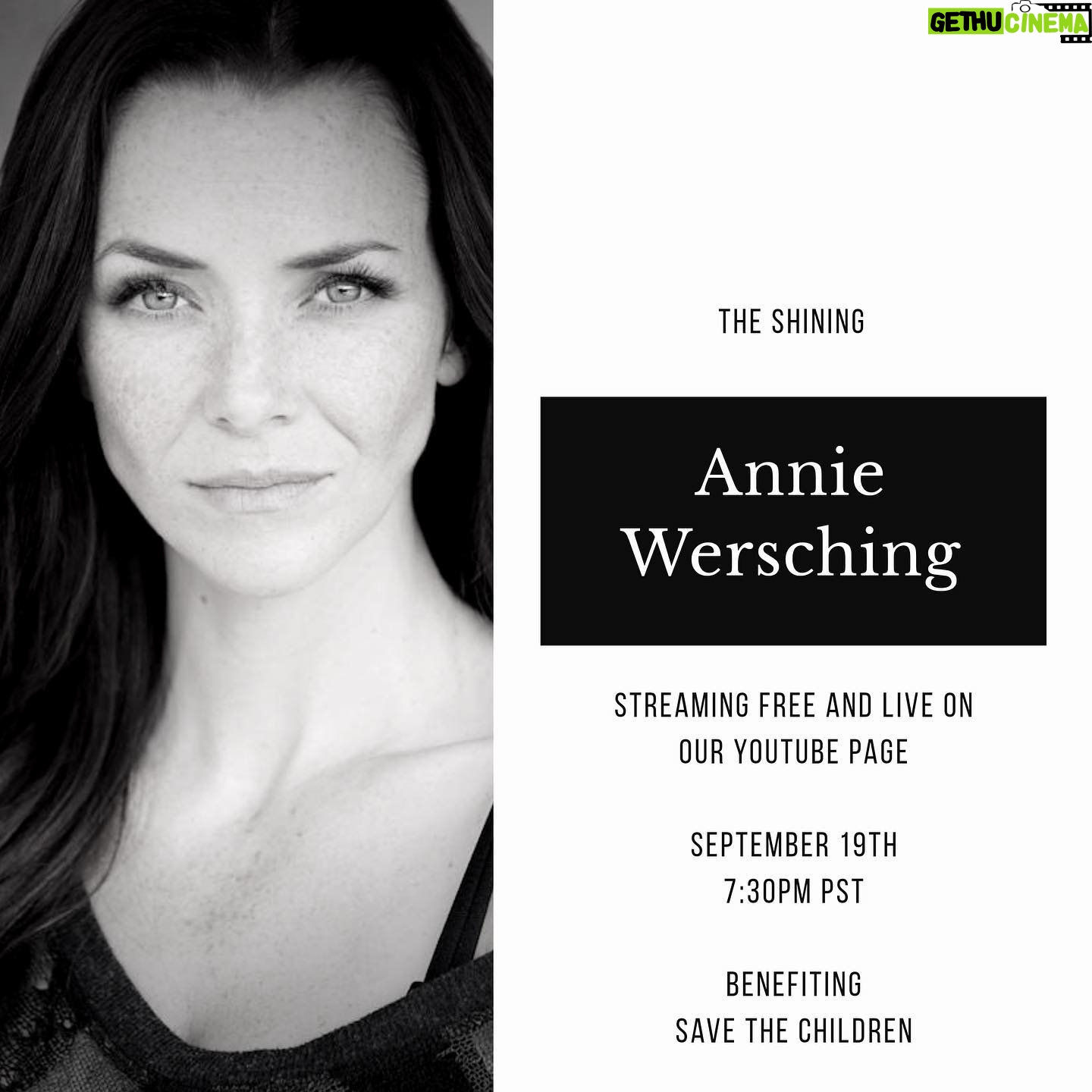 Annie Wersching Instagram - Oooops! Our reading of The Shining has moved to Saturday 19th instead of tonight. I promise to make this Shelly Duvall face! 😜🪓🔪❄️👯♀️ @scriptsgonewild