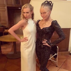 Annie Wersching Instagram - Season finale of #StarTrekPicard is out now on @paramountplus. 🛸What fun it has been to bring this incarnation of the Borg Queen to life. Thank you for all the love! 🖖🏼 #StarTrekFamily #BorgQueen