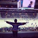 Annie Wersching Instagram - Finally seeing my Stanley Cup CHAMPS! @stlouisblues 💙🏒🏆🏒💙 #stlblues #LGB #weallbleedblue