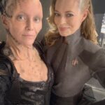 Annie Wersching Instagram - The Queen and Seven of Nine reunite in the newest episode of #StarTrekPicard. How do you think that will go? :) 😈Streaming now on @paramountplus! #startrekpicard #borgqueen @jerilryan #startrek