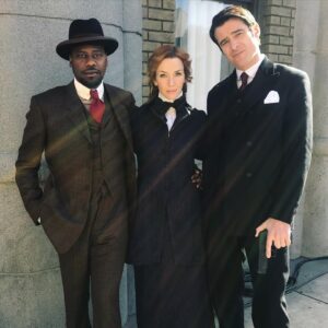 Annie Wersching Instagram - Can you believe it?! A TIMELESS REUNION tomorrow!  Narrated by your very own, sweet little Emma Whitmore! 🤗 Benefiting a great cause!  @feedingamerica. Join us! Link in bio.  Going to be so fun to see everyone! #timeless #timelessreunion #emmawhitmore