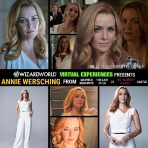 Annie Wersching Instagram - Wizard World Virtual Experiences is bringing Marvel's Runaways to the virtual screen on Sunday, June 28th! 
Free @marvelsrunaways q&a panel and then you can purchase video chats and recorded videos and autographs! We might as well make this fun! I can do videos as your favorite characters maybe? 🤣 Momma Salvatore can leave you a message! 😉 Or Renee Walker, Tess, Emma Whitmore or any of the rest! 🤗 Or yes....just good ole fashioned ME. 🤣

This event starts at 10am PT / 1pm ET.  Let’s have some much needed fun!!! 😘

Link for info and  tickets in bio!