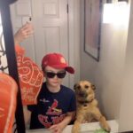 Annie Wersching Instagram - Missing baseball season and our sanity over here! 🤪🐶⚾️ #stlcardinals #cardinals #tiktok #bestdogever #fliptheswitch #fliptheswitchchallenge