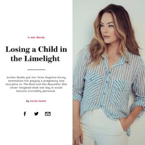 Annika Noelle Instagram - I am so grateful to @glamourmag for the opportunity to share my story and my writing with the world for the first time ever. What started as a therapeutic piece for myself soon evolved into more. While I normally try to keep my personal life private, I decided to share my story with the hope that it might help at least one woman feel a little less alone. We are brave, we are resilient, we are strength embodied. Thank you to @annamoeslein for believing in this piece and publishing it. (Link in bio)

📸: @selashiloni