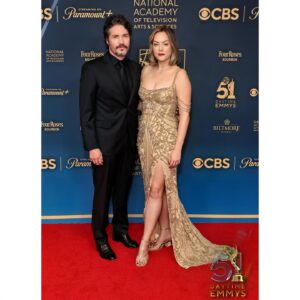 Annika Noelle Instagram - Oh what a night ✨ #DaytimeEmmys
Grateful. Thankful. Blessed. @daytimeemmys 

💄: @kar_buff 
👗: @sherrihill
