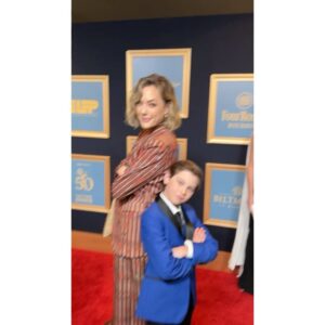 Annika Noelle Instagram - Couldn’t be more proud to accompany @henrysamiri to the 50th annual Daytime Emmy Awards. Congratulations again on your nomination! You are so unbelievably talented, bright, and most importantly, you are kind. I am one lucky TV mom 🩵 And a big congratulations to all the other nominees & winners of the night, especially you @iamthorstenkaye   #AlleyMills 😉 #itsabouttime 🏆 Also want to send love and a big thank you to @evabasler for always being there for us and being a champion of the daytime community 💕 And finally I want to reiterate what a blessing and honor it is to be a part of @boldandbeautifulcbs. Thank you for having us @daytimeemmys - another amazing celebration in the books! Now here are some fun snapshots of the night 📸 Shout out to @shantalllacayo for the 🕺 @sam_edelman for the 👞 and @kar_buff for helping me with the stunning glam 💄