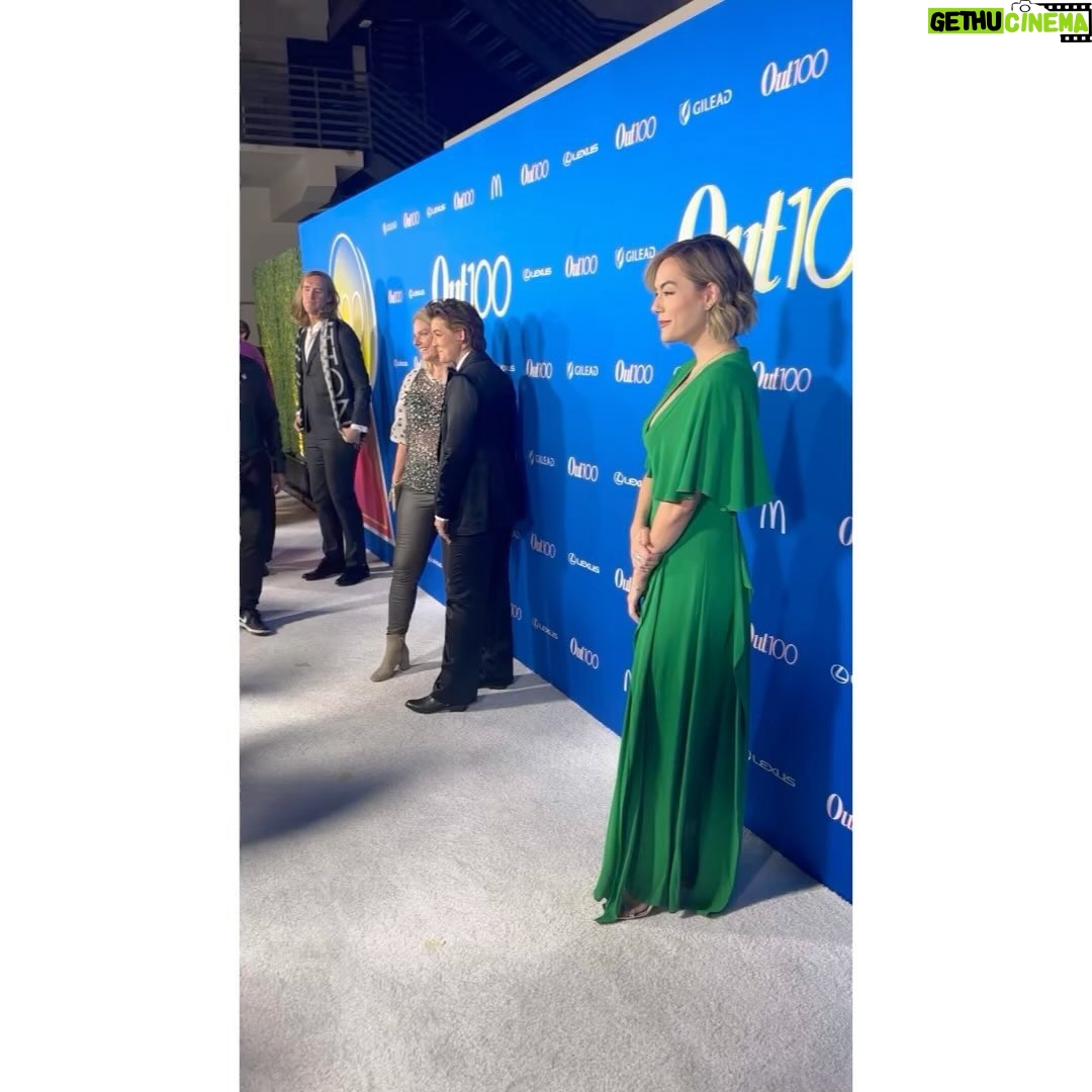 Annika Noelle - 6.9K Likes - Keeping it 100 at #Out100 💚✨
A big thank you to @outmagazine & @ajmayers for such a magical evening of community 🌈