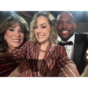Annika Noelle Instagram - Couldn’t be more proud to accompany @henrysamiri to the 50th annual Daytime Emmy Awards. Congratulations again on your nomination! You are so unbelievably talented, bright, and most importantly, you are kind. I am one lucky TV mom 🩵 And a big congratulations to all the other nominees & winners of the night, especially you @iamthorstenkaye   #AlleyMills 😉 #itsabouttime 🏆 Also want to send love and a big thank you to @evabasler for always being there for us and being a champion of the daytime community 💕 And finally I want to reiterate what a blessing and honor it is to be a part of @boldandbeautifulcbs. Thank you for having us @daytimeemmys - another amazing celebration in the books! Now here are some fun snapshots of the night 📸 Shout out to @shantalllacayo for the 🕺 @sam_edelman for the 👞 and @kar_buff for helping me with the stunning glam 💄