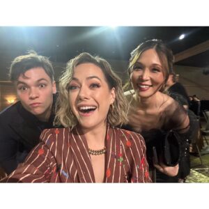 Annika Noelle Instagram - Couldn’t be more proud to accompany @henrysamiri to the 50th annual Daytime Emmy Awards. Congratulations again on your nomination! You are so unbelievably talented, bright, and most importantly, you are kind. I am one lucky TV mom 🩵 And a big congratulations to all the other nominees & winners of the night, especially you @iamthorstenkaye   #AlleyMills 😉 #itsabouttime 🏆 Also want to send love and a big thank you to @evabasler for always being there for us and being a champion of the daytime community 💕 And finally I want to reiterate what a blessing and honor it is to be a part of @boldandbeautifulcbs. Thank you for having us @daytimeemmys - another amazing celebration in the books! Now here are some fun snapshots of the night 📸 Shout out to @shantalllacayo for the 🕺 @sam_edelman for the 👞 and @kar_buff for helping me with the stunning glam 💄