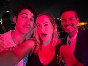 Annika Noelle Instagram - Blast from the past💥 congratulations @darrencriss on a great job hosting #MPTFNextGen Summer Party! 🥂 Here’s to friends old & new ~ #kismet