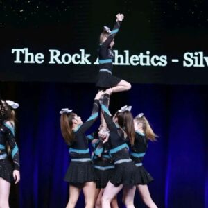 Anniston Price Instagram - This is our first year cheering, and we have absolutely LOVED it! Cheer is another way of performing, but it takes performance to another level.  We are thankful for our gym @therockathleticsptc and the awesome opportunities we have been given this year. And don't worry...we have some other types of performances coming out soon! 😉