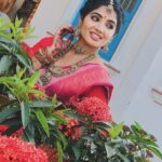 Anshita Akbarsha Instagram - Chellamma ❤️ #happy #love #chellamma #vijaytvserial Saree @lisnavinu Jewels @littlefingers_bridal_jewellery Hairstylist @mersal_kid_08 #treadingreels #treditional #smile
