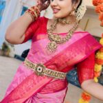 Anshita Akbarsha Instagram – Chellamma Getting ready for Engagement ❤️
/ Saree  @lisnavinu 
Jewels  @littlefingers_bridal_jewellery 
Hairstylist  @mersal_kid_08 
#chellamma #vijaytv #vijaytvserial #happy #anshithaanji #serial #treanding #trandingreels♥️ #reelsinstagram #tradisional