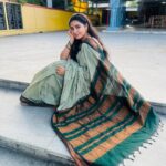 Anshita Akbarsha Instagram - Smile always ☺️ Saree @bhuvanasilkhouse_salem #saree #sareelove #traditional #tranding #happy #smile #bepositive