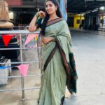 Anshita Akbarsha Instagram - Smile always ☺️ Saree @bhuvanasilkhouse_salem #saree #sareelove #traditional #tranding #happy #smile #bepositive