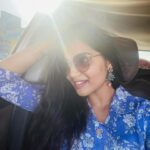 Anshita Akbarsha Instagram - Basking in the golden glow.☀️🧿 #sunkissed #happy #love #bepositive #beloved #smile
